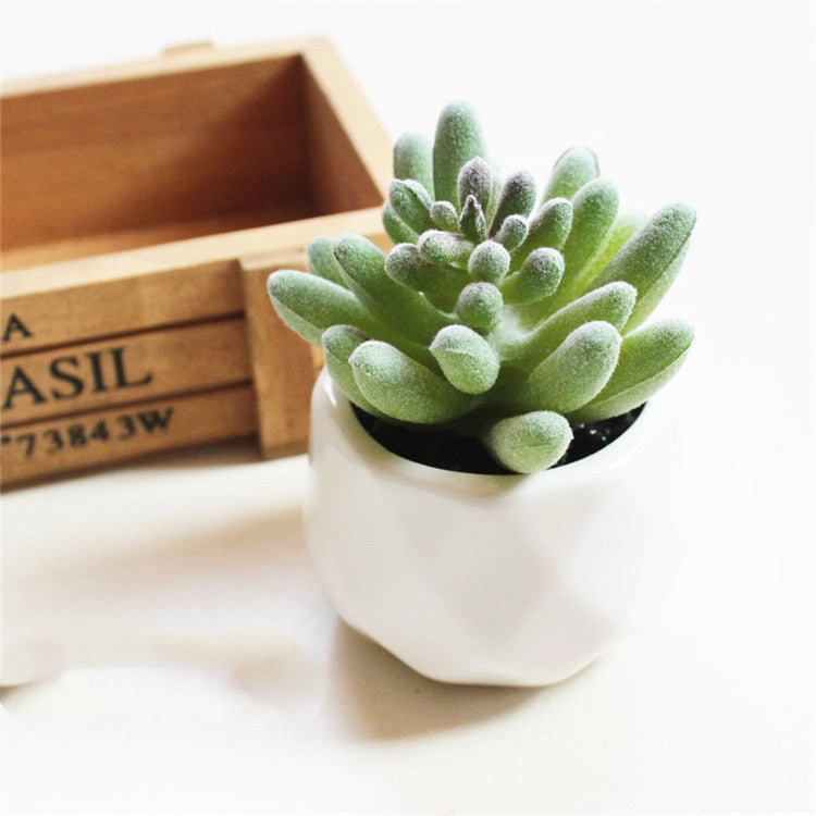 Custom Pc Build 2025 with Artificial Succulent Bonsai Ornaments