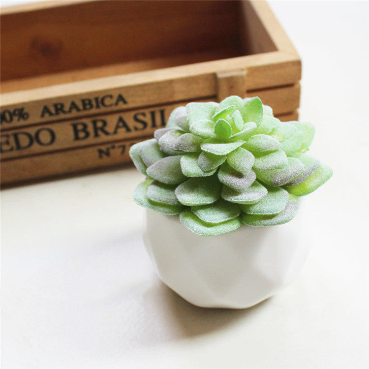 Custom Pc Build 2025 with Artificial Succulent Bonsai Ornaments